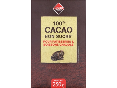 Chocolat en poudre cacao brut non sucre - LP La Montagne - Drive Leader  Price Réunion