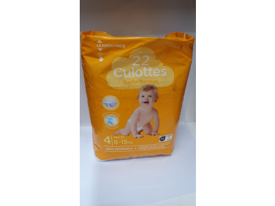 Couches-culottes bebe taille 4 (8-15kg) - 22 culottes - LP Possession -  Drive Leader Price Réunion