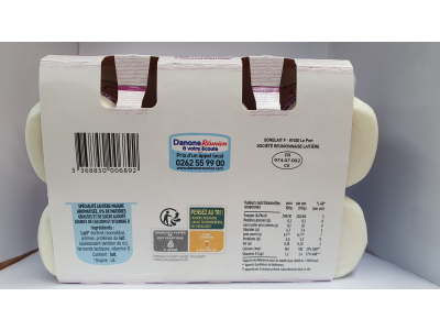 Yaourt sans sucres ajoutes aromatise aux fruits 0% MG - 12 pots - LP  Possession - Drive Leader Price Réunion